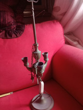 Lampada Fiorentina Ad Olio In Ottone