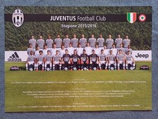 JUVENTUS-STAGIONE 2015/2016-FOTO SQUADRA UFFICIALE-CALCIO-GRANDE FORMATO-21X30CM