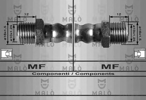 Tubo freno fiat 600 - tubo, 600/600d/t