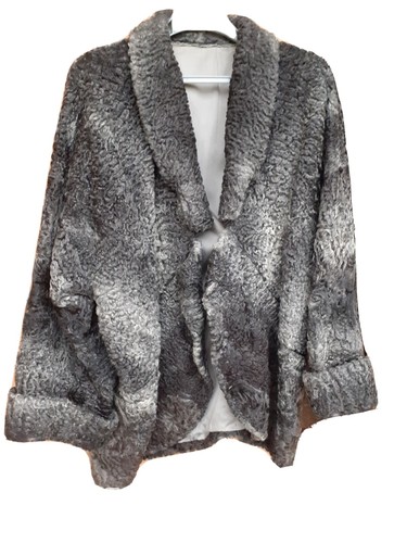 Giacca pelliccia grigio