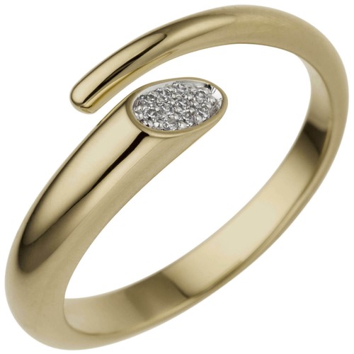 Anello aperto oro giallo - anello, in