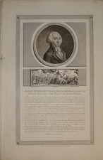 Stampa antica jerome petion - stampa,