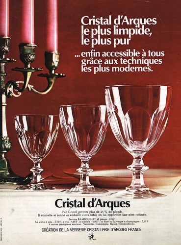 Publicite 1969 cristal - 1969,