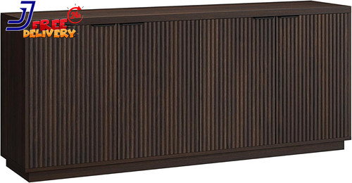 Fluted sideboard buffet - 68",