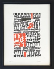 “Senza titolo” - Litografia Giuseppe Capogrossi (1900-1972)