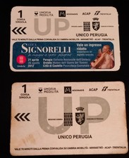 2 Biglietti unici  per il trasporto pubblico in Umbria (Acap, Trenitalia...)