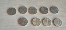 Lotto Di 9 Monete 1 Lira 1958