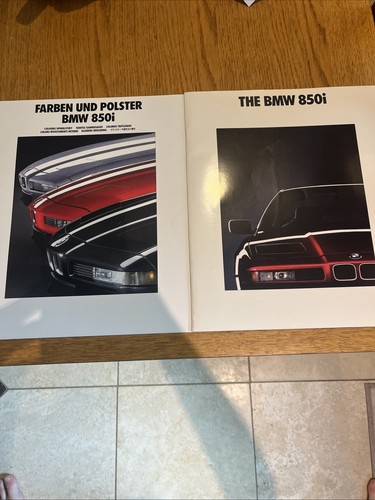 Bmw 850i 1990 depliant con - 850i,