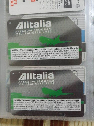 Schede telefoniche alitalia - telefoniche,