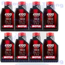 8 Litri Olio Motore Motul 4100