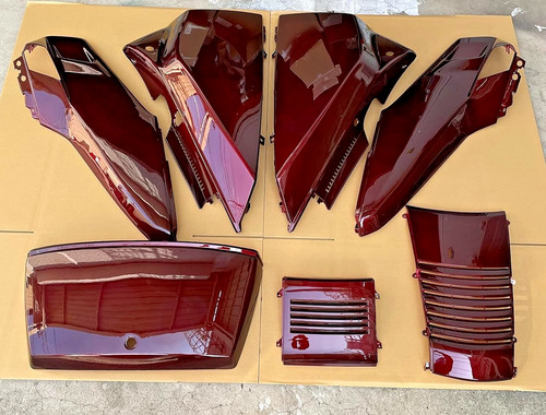 Carene plastiche bordeaux met - plastiche,