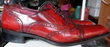Francesine/Shoes ALBERTO GOZZI VINTAGE ORIGINALI ANNI 90  donna  rosso  n. 39,5