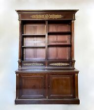 Libreria antica - XVIII secolo - noce e bronzo