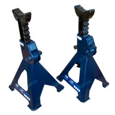 COPPIA CAVALLETTI DI SOSTEGNO 2T PROFESSIONALI PER AUTO CAMION RIMORCHIO PIEDI