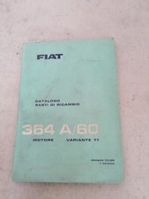 motore 364 a60 a/60 catalogo parti di ricambio manuale libro libretto 1962 book 
