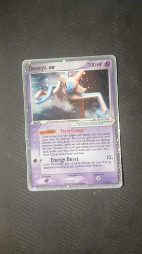 Carta pokémon deoxys - pokémon,