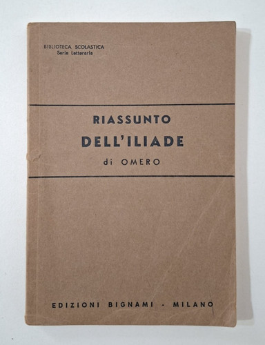 Riassunto dell iliade - riassunto, di