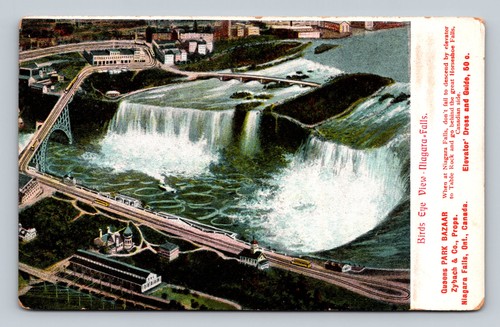 Cartolina epoca cascate del - d'epoca,