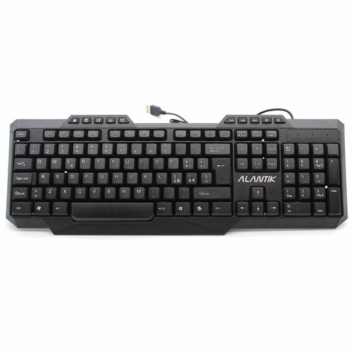 Tastiera con filo nera usb - nera,