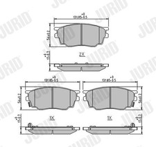 572489J JURID Kit pastiglie