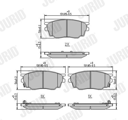 572489j jurid kit pastiglie - jurid,