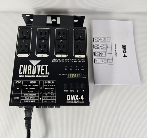 Chauvet dmx led - chauvet, dmx-4