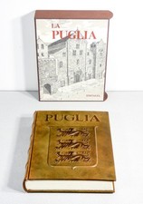 ⚜️ LIBRO COLLEZIONE LA PUGLIA EDITALIA 1983 CUOIO SBALZATO ED. LIMITATA NUMERATO