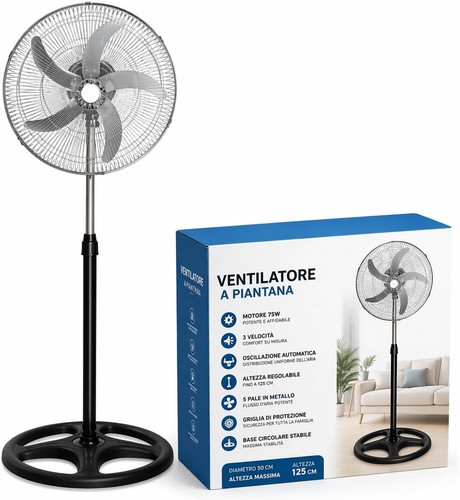 Ventilatore piantana pale - piantana,