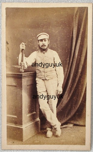 Cdv wood worker - wood,