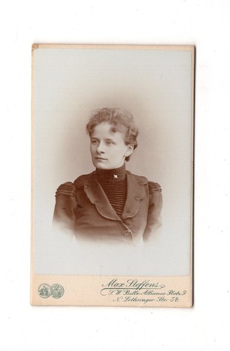 Foto cdv ritratto donna - foto, con
