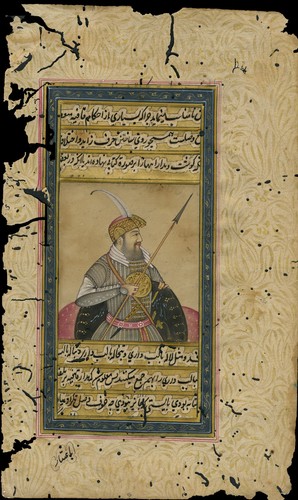 Portrait mughal nobleman - "portrait,