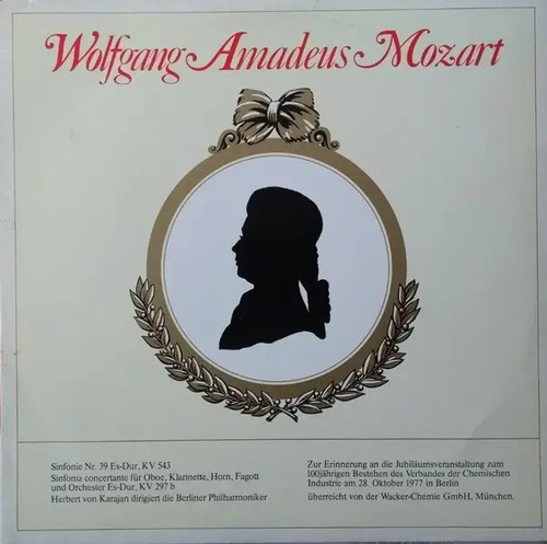 Mozart sinfonie 39 in - lp,