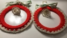 Set di 2 ghirlande natalizie