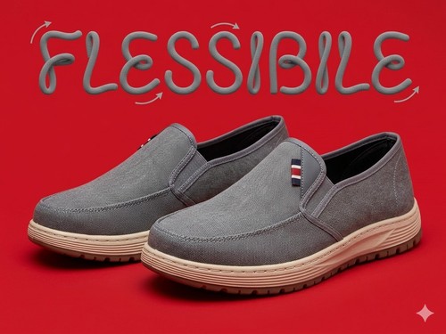 Scarpe uomo mocassino tela 42 - scarpe,