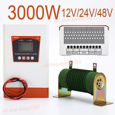 3000W vento solare doppio MPPT ibrido regolatore di carica auto Dump 12V 24V 48V