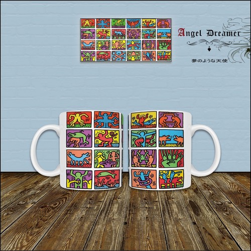 Mug tasse haring keith - tasse,