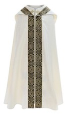 Piviale Semi-Gotico Crema/nero