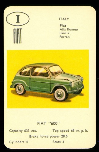 Info card vintage - car, –