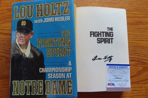 Libro lou holtz firmato - libro, "the