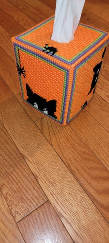 Peekaboo halloween cats - peekaboo, tissue