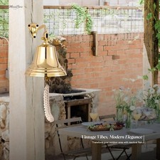 9" Super Loud Solid Brass ship