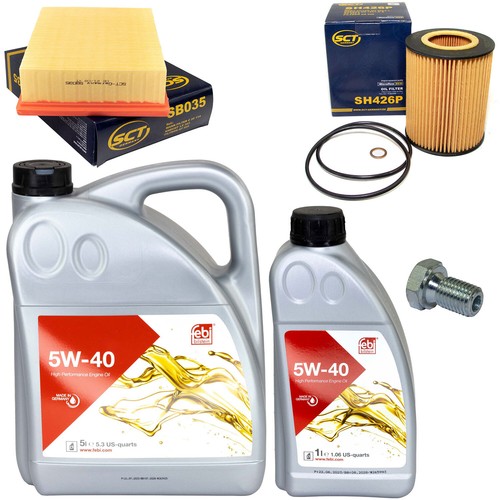 Olio motore set filtri 6 - 5w-40,