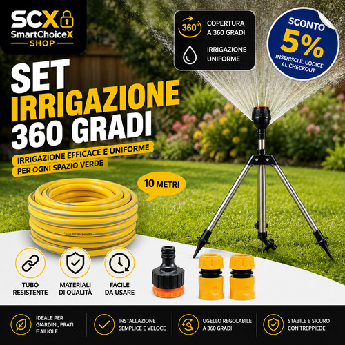 Set irrigazione completo - set,