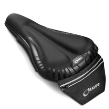 Coprisella bicicletta Oture, cuscino in memory foam super spesso, nastro...