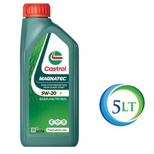 Castrol Magnatec 5W20 E 5L Olio Motore Benzina Diesel Ibrido ACEA C5 API SN Ford