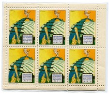 Balbo Crociera Atlantica del 1933 - Foglietto sei pezzi