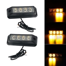2x 12-24V 4 LED Arancione