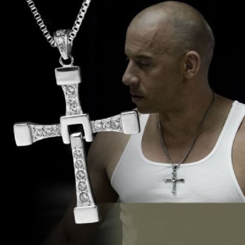Collana con ciondolo croce - , in