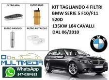 KIT TAGLIANDO 4 FILTRI BMW