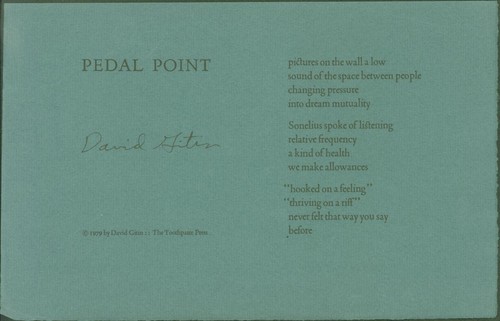 David gitin pedal point - david,